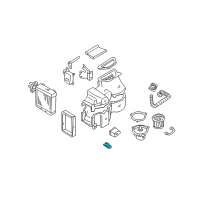 OEM 2001 Nissan Quest RESISTER Heater Diagram - 27150-7B000