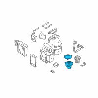 OEM 2000 Nissan Quest Fan & Motor BLR Diagram - 27220-7B025