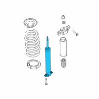 OEM 2015 Ford Edge Shock Absorber Diagram - F2GZ-18125-Q