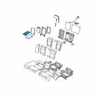 OEM 2009 BMW M3 Drink Holder Diagram - 52-20-6-970-799