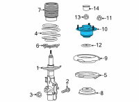 OEM 2020 Cadillac CT5 Mount Diagram - 84707099