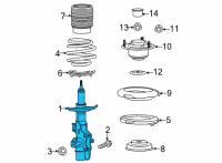 OEM 2020 Cadillac CT5 Strut Diagram - 84782721