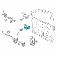 OEM 2017 Ram ProMaster City Door Lower Hinge Right Diagram - 68192874AA
