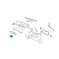 OEM 2009 Saturn Vue Pull Handle Diagram - 96817066