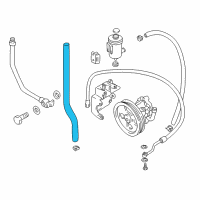 OEM 2000 Chevrolet Tracker Hose Return (On Esn) Diagram - 30021946