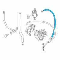 OEM Chevrolet Tracker Hose, Suction (On Esn) Diagram - 30021947