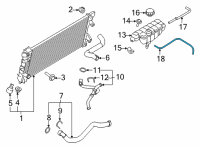OEM 2022 Ford F-150 HOSE - WATER Diagram - ML3Z-8063-A