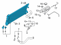 OEM 2021 Ford F-150 RADIATOR ASY Diagram - ML3Z-8005-B