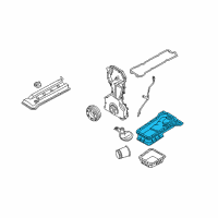 OEM 2010 Nissan Altima Pan Assy-Oil Diagram - 11110-JA00A