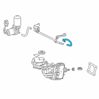 OEM 2022 Toyota Camry Reservoir Hose Diagram - 44571-06050