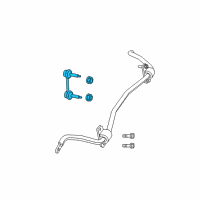 OEM 2011 Jeep Grand Cherokee Link-STABILIZER Bar Diagram - 68069682AA