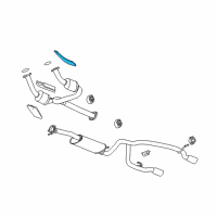 OEM Chevrolet SSR Shield Asm-Catalytic Converter Heat Diagram - 15103036