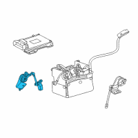 OEM 2017 Cadillac Escalade Rear Sensor Diagram - 23152100