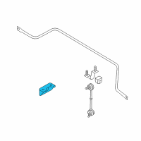 OEM 2005 Nissan Maxima Bracket-Rear Stabilizer Diagram - 54650-7Y000