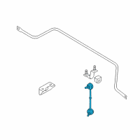 OEM 2004 Nissan Maxima Rod-Connecting, Rear Stabilizer Diagram - 56261-8J000