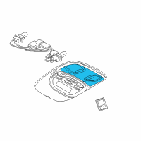 OEM Dodge Intrepid Lamp-Reading Diagram - PB83TL2AB