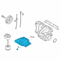 OEM Hyundai Veloster N Pan Assembly-Engine Oil Diagram - 21510-2GPA0