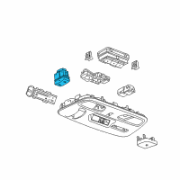OEM 2018 Chevrolet Camaro Sunroof Switch Diagram - 22886705