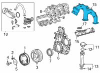 OEM 2020 Chevrolet Silverado 2500 HD Manifold Diagram - 12692838