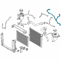OEM 2018 BMW X5 Hose, Charge Air Cooler-Coolant Pump Diagram - 17-12-7-850-101