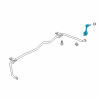 OEM 2017 Ford Explorer Stabilizer Link Diagram - DG1Z-5K484-B