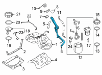 OEM 2022 Toyota GR86 Filler Pipe Diagram - SU003-10566