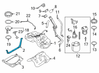 OEM 2022 Toyota GR86 Mount Strap Diagram - SU003-09523