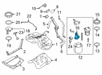 OEM Toyota GR86 Fuel Pump Diagram - SU003-09065