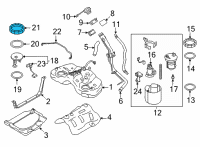 OEM Toyota GR86 Flange Cover Lock Ring Diagram - SU003-09068