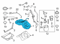 OEM 2022 Toyota GR86 Fuel Tank Diagram - SU003-09609