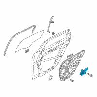 OEM Kia Cadenza Motor Assembly-Power Window Diagram - 83450F6000