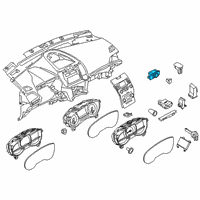 OEM 2015 Ford Edge Headlamp Switch Diagram - F2GZ-11654-EA