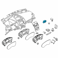 OEM 2022 Ford Edge Headlamp Switch Diagram - KT4Z-11654-MA