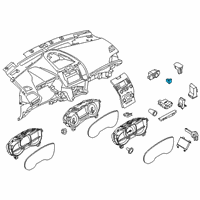 OEM Ford Lock Switch Diagram - E1GZ-54432A38-AB