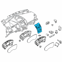 OEM 2015 Ford Edge Climate Control Module Diagram - FT4Z18842AJ