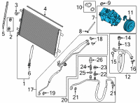 OEM 2022 Ford F-150 COMPRESSOR ASY Diagram - ML3Z-19703-G