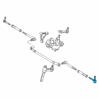 OEM 2001 Ford F-150 Outer Tie Rod Diagram - 2L3Z-3A130-BA