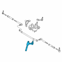 OEM Lincoln Idler Arm Diagram - F85Z-3350-BA