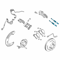 OEM 2013 Ram 3500 PINKIT-Disc Brake Diagram - 68049153AB