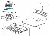 OEM 2022 Chevrolet Trailblazer Wrench Diagram - 13508360