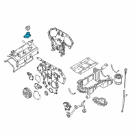 OEM Nissan Tube - Oil Filler Diagram - 15259-4W001