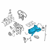 OEM 2003 Nissan Pathfinder Pan Assy-Oil Diagram - 11111-WL000