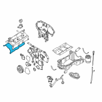 OEM 2001 Infiniti QX4 Gasket-Rocker Cover Diagram - 13270-4W000