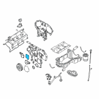 OEM 1999 Infiniti I30 Cover-Belt, Back Diagram - 13570-31U01
