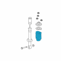 OEM 2017 Lincoln Navigator Coil Spring Diagram - AL1Z-5560-F