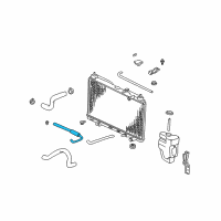 OEM 1997 Honda CR-V Hose (485MM) (ATf) Diagram - 25214-P3F-305