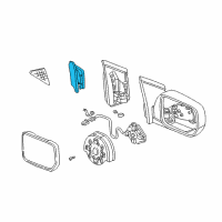 OEM 2001 Acura MDX Garnish Sub-Assembly, Passenger Side (Graphite Black) Diagram - 76221-S3V-A00ZA