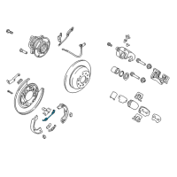 OEM Hyundai Santa Fe Spring-Shoe Return A Diagram - 58268-C6000