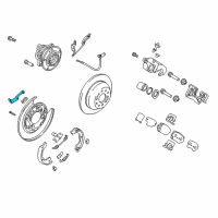 OEM 2014 Hyundai Santa Fe Sport Guide Cable, LH Diagram - 58235-2W000