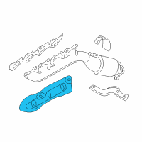 OEM 2015 Hyundai Equus Protector-Heat, RH Diagram - 28525-3F450